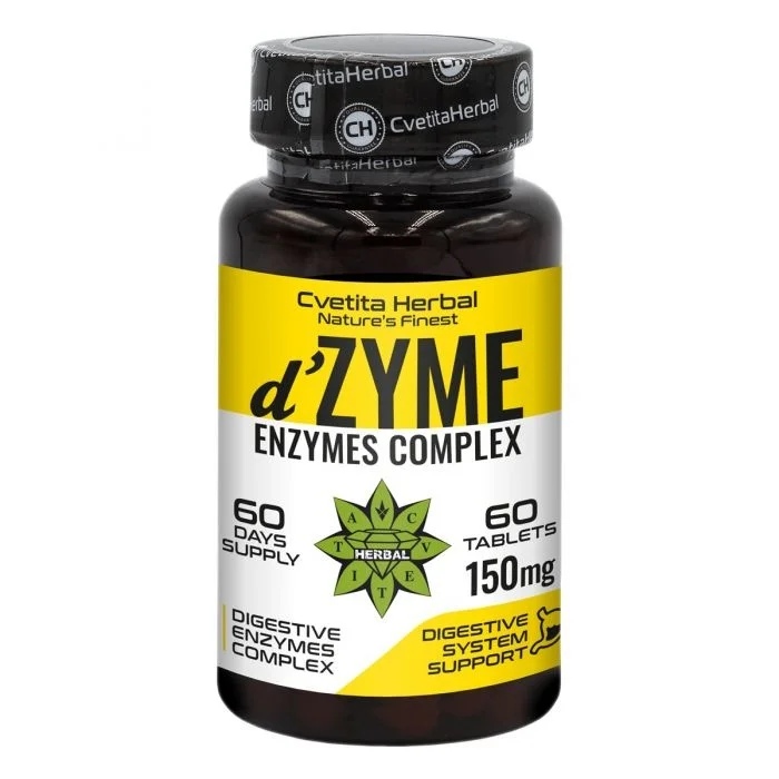 Cvetita Herbal D\Zyme -150 mg x 60 tabs