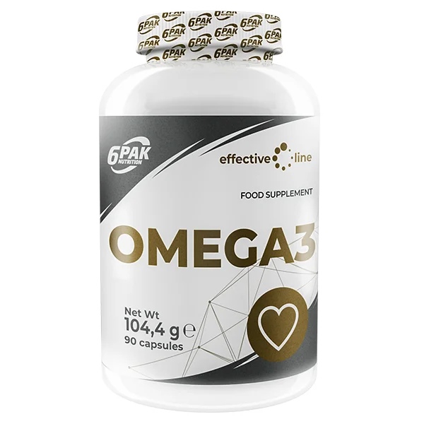 6 Pak Nutrition Effective Line Omega 3 90 capsules
