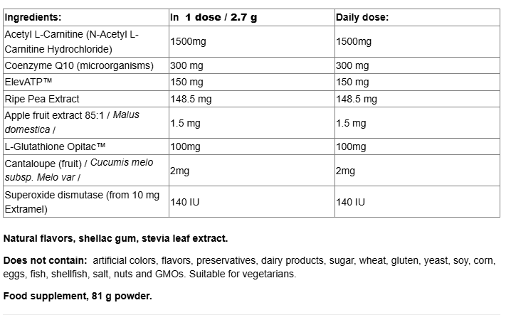 Natural Factors Regenerlife Cellular Energy and Anti-Aging Care-factsheets