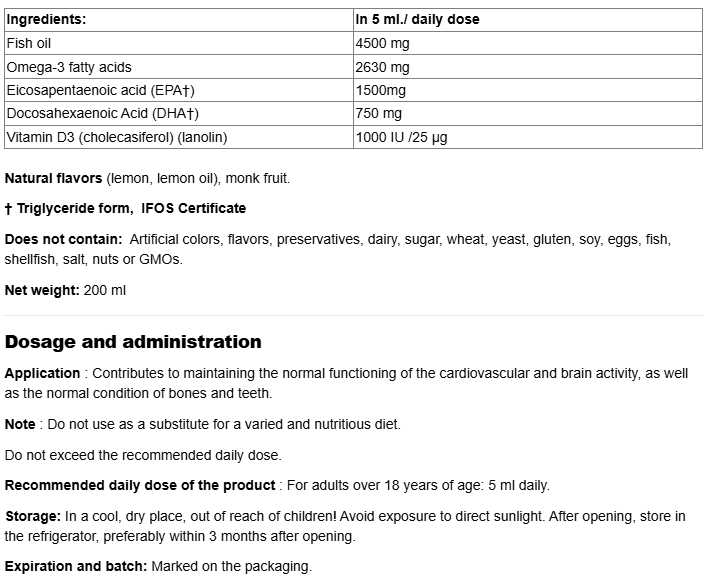 Natural Factors SeaRich Omega-3 1500mg EPA 750mg DHA-factsheets
