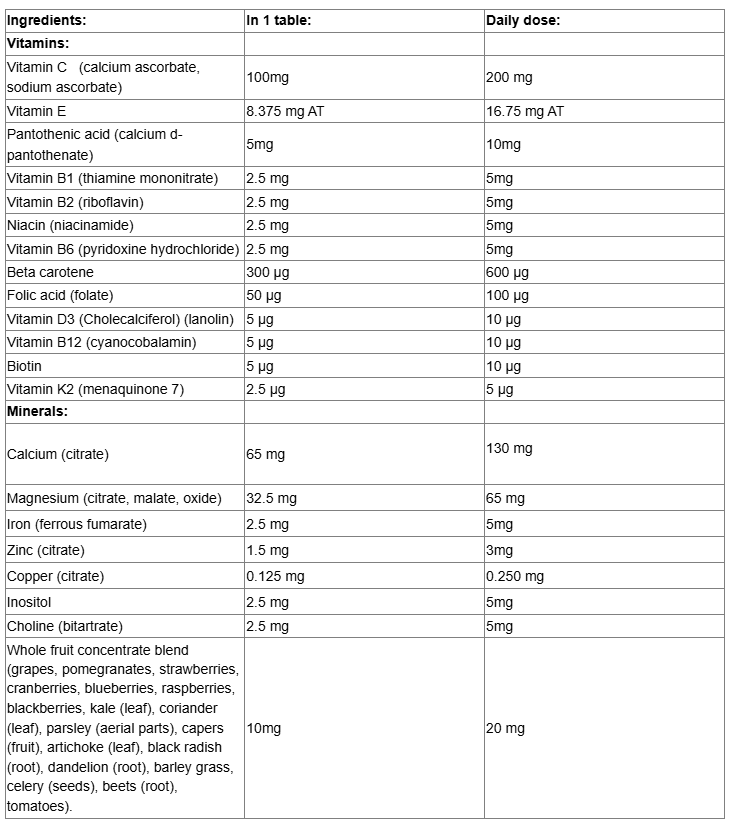Natural Factors BigFriends Multi Vitamin and Minerals for Kids-factsheets