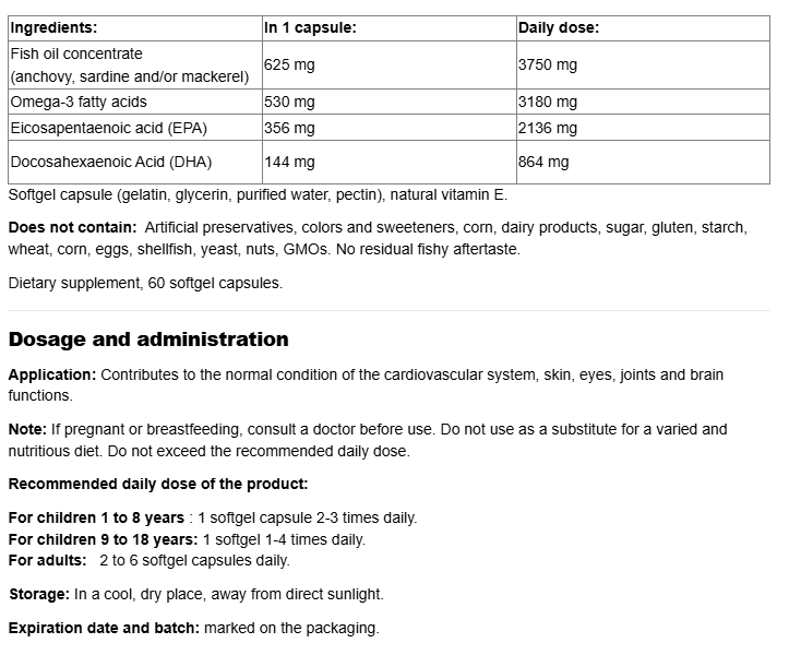Natural Factors Rx Omega-3 Mini Gels-factsheets