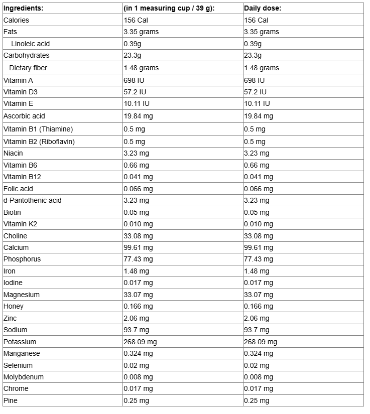 Natural Factors ElementAll Biological Diet-factsheets
