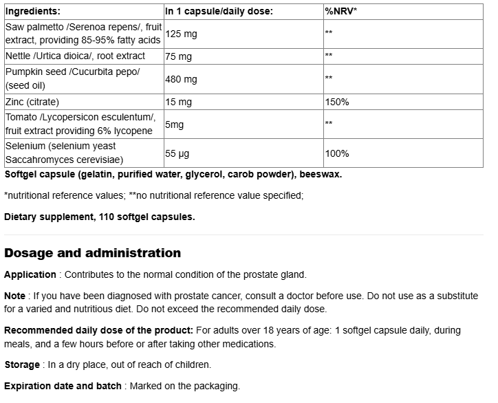 Webber Naturals Super Prostate-factsheets