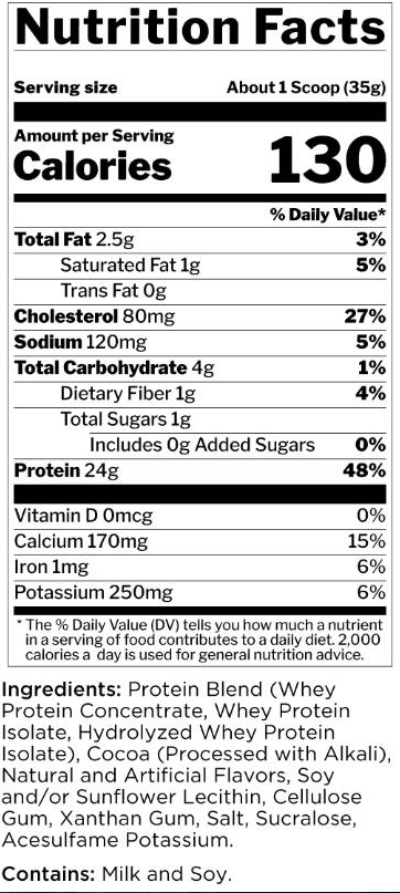 Rule One R1 Whey Blend-factsheets