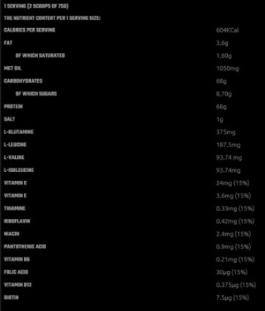 V-SHAPE V-Builder Muscle Mass-factsheets