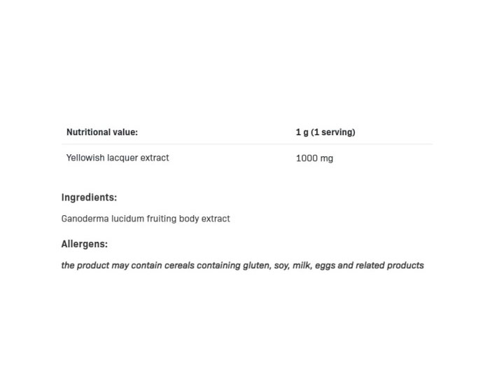 SFD Reishi Powder-factsheets
