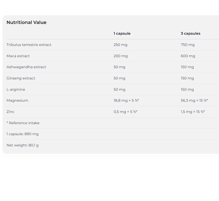 NUTREND Test Bomb-factsheets