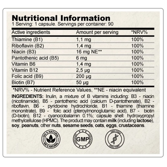True Health Vitamin B Complex-factsheets