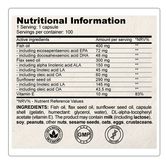 True Health Omega 3-6-9-factsheets