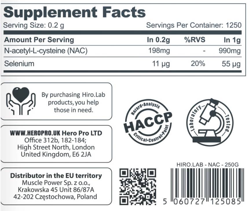 Hero.Lab NAC Powder-factsheets