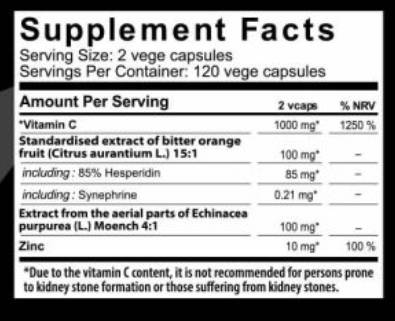 Hero.Lab Vitamin C 1000 mg + Bioflavonoids Capsules-factsheets