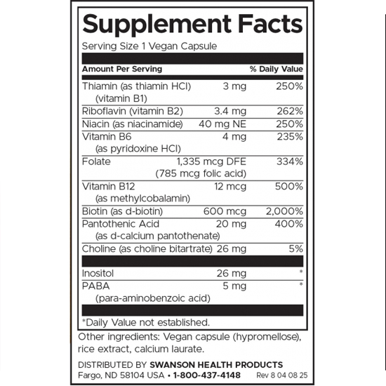 Swanson Daily B-Complex-factsheets