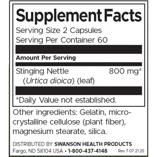 Swanson Stinging Nettle Leaf-factsheets