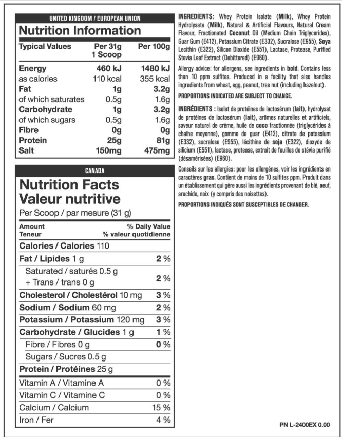 Mutant Iso Surge 2270 g-factsheets