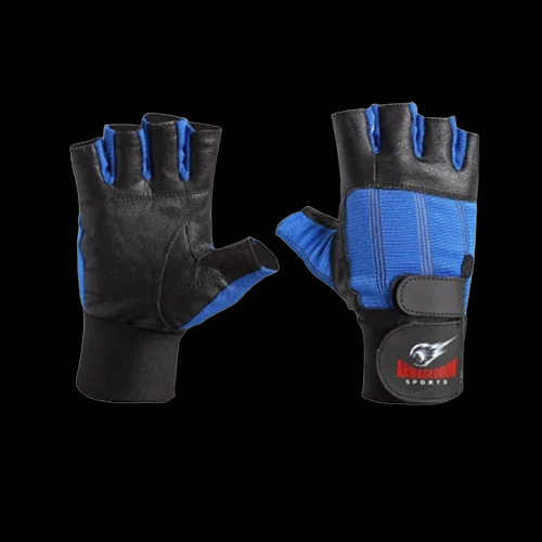 Armageddon Sports Fitness Gloves with Wrist support Blue-factsheets