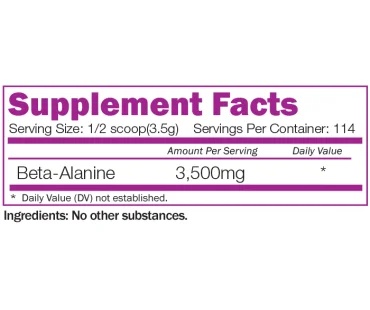 Naturalico Beta-Alanine Powder-factsheets