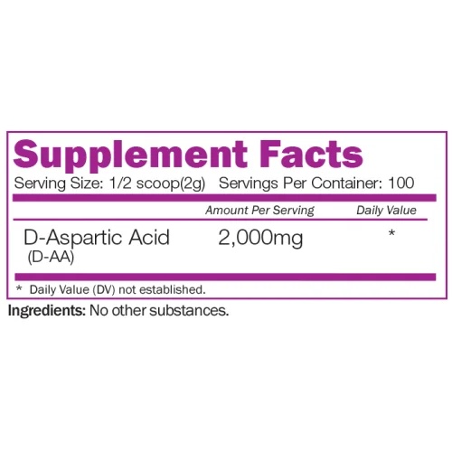 Naturalico D-Aspartic Acid Powder-factsheets