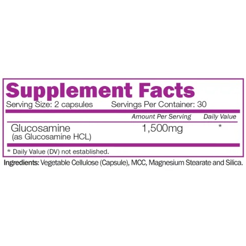 Naturalico Glucosamine MAX 750mg-factsheets