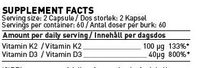 SWEDISH Supplements Vitamin K2 200 mg-factsheets