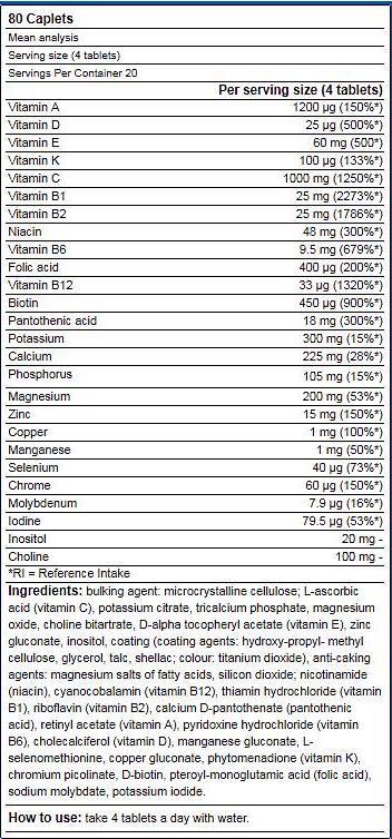 Yamamoto Nutrition Multi Pro-factsheets