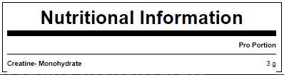 MyProtein Creatine Monohydrate Powder-factsheets