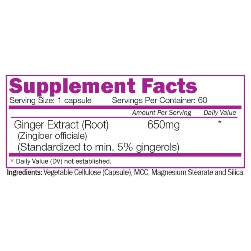 Naturalico GINGER ROOT EXTRACT-factsheets