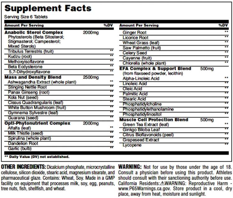 Universal Natural Sterol Complex-factsheets