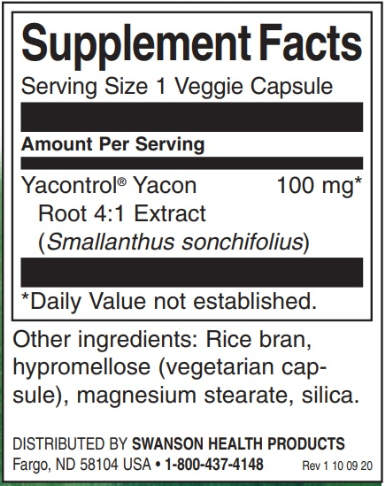 Swanson Yacontrol Yacon Root Extract 4:1-factsheets