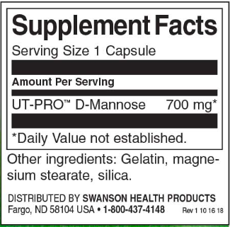 Swanson D-Mannose 700 mg-factsheets
