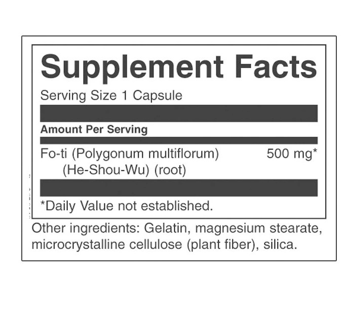 Swanson Fo-Ti 500 mg-factsheets