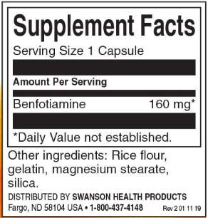 Swanson High-Potency Benfotiamine 160 mg-factsheets