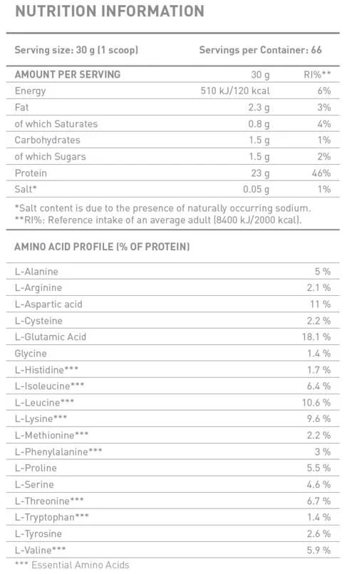Battery Nutrition Whey Protein Natural-factsheets