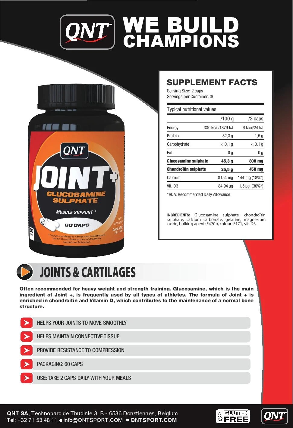 QNT Sport Nutrition Joint+-factsheets