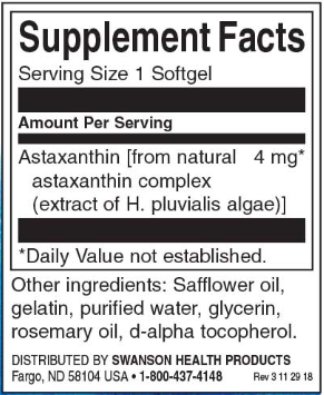 Swanson Astaxanthin 4 mg-factsheets
