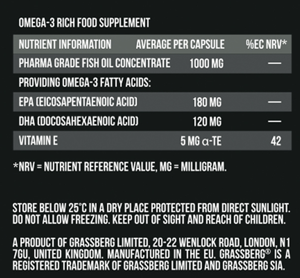 Grassberg Omega-3 Value 1000 mg-factsheets