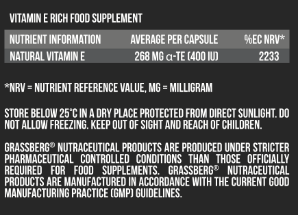 Grassberg Vitamin E 400IU Natural-factsheets
