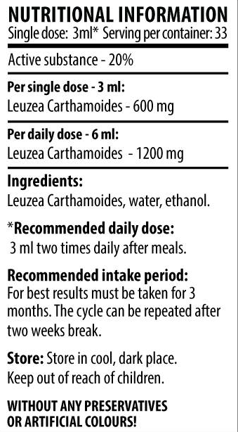 Cvetita Herbal Leuzea MAX 100 ml-factsheets