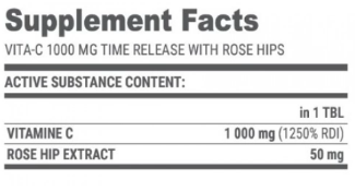Extrifit Vitamin C 1000 mg Time Release-factsheets