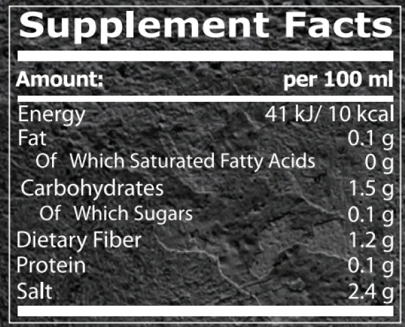 Pure Nutrition ZERO CALORIE SYRUP 500 ml-factsheets