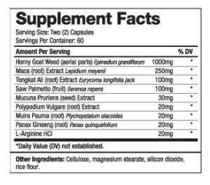 Biovea Horny Goat Weed Plus-factsheets