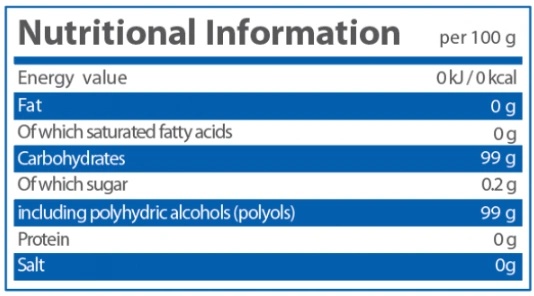 HS Labs ERYTHRITOL-factsheets
