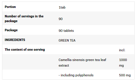 SFD Green Tea-factsheets