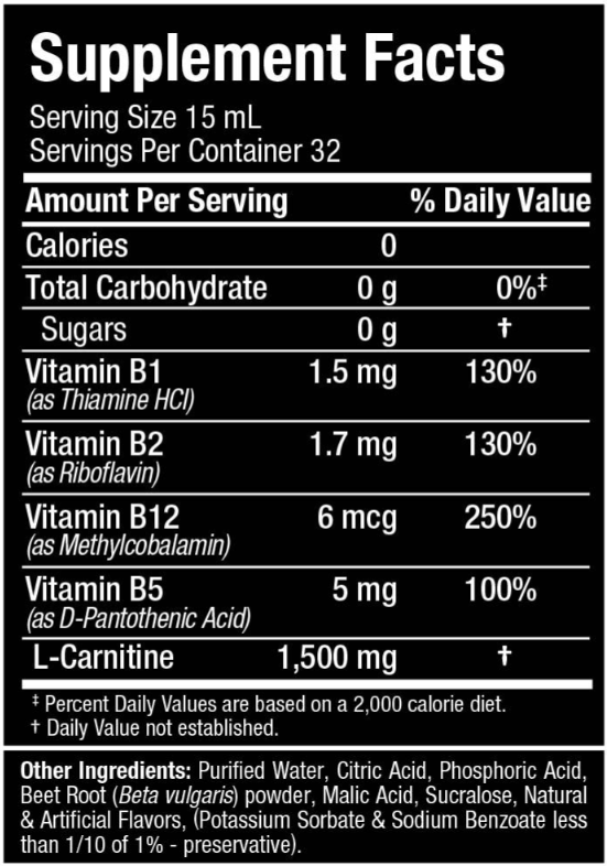 Allmax Nutrition L-Carnitine-factsheets