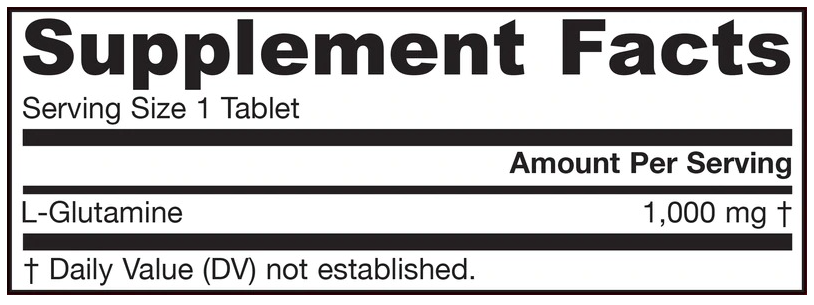 Jarrow Formulas L-Glutamine Easy-Solv®-factsheets