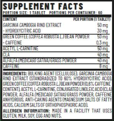 VitaCorp L-Carnitine+ | with Garcinia-factsheets