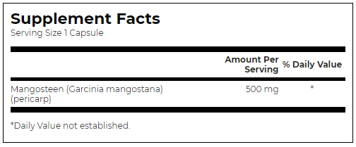 Swanson Full Spectrum Mangosteen 500 mg-factsheets