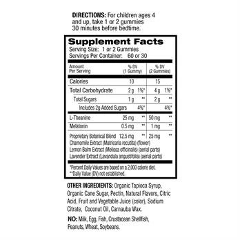 Natrol Kids Sleep+ Calm Gummies - Melatonin-factsheets