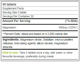 Yamamoto Nutrition Magnesium CITRATE-factsheets