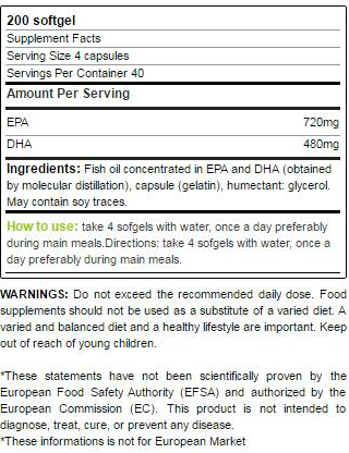 Yamamoto Nutrition Fish Oil Omega 3-factsheets